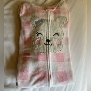 Carters one piece zip up footie pajamas